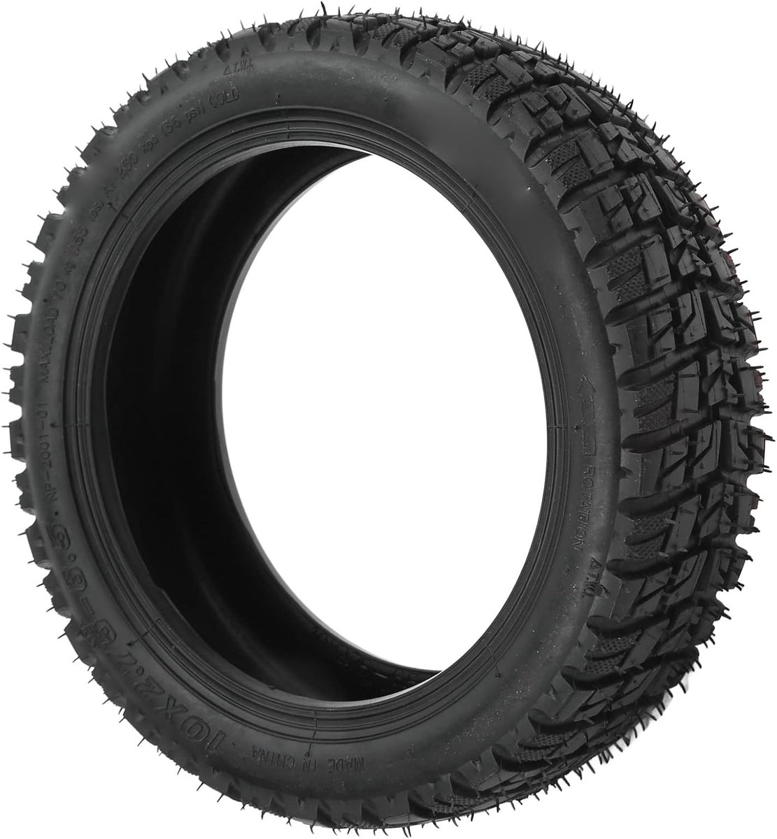 SnelShoppen - 10x2.75-6.5 Tubeless Band Offroad Vervangingsband voor Elektrische Scooter - Dikke Ontwerp, Antislip, Geschikt voor Speedway 5 en Dualtr