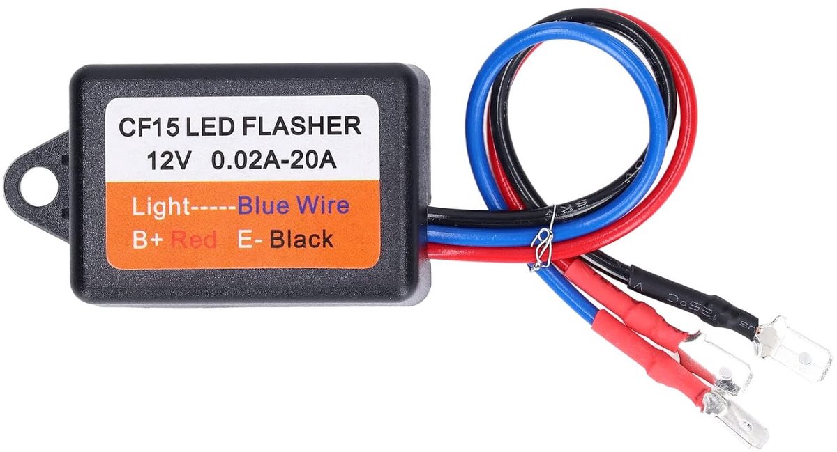 SnelShoppen - Flash Strobe Controller Automatische LED Strobe Module Auto Flitsmodule LED Flasher Relay 12V 0.02‑20A Waterdicht en Krachtig