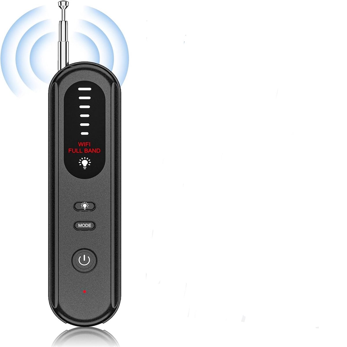 QTTVBTNA -Verborgen Camera Detector - Spionageapparaat Zoeker - Signaaldetector - RF Golf Detectie - Infrarood Lens Scanner - Privacy Bescherming Op Reizen - 1 Stuks