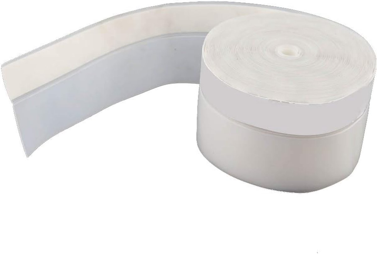 SnelShoppen - Weather Strip Rubber 5M 45mm Zelfklevende Deur- en Raamafdichting Strip voor Garagedeuren, Wind-, Stof- en Insectenpreventie, Duidelijk,
