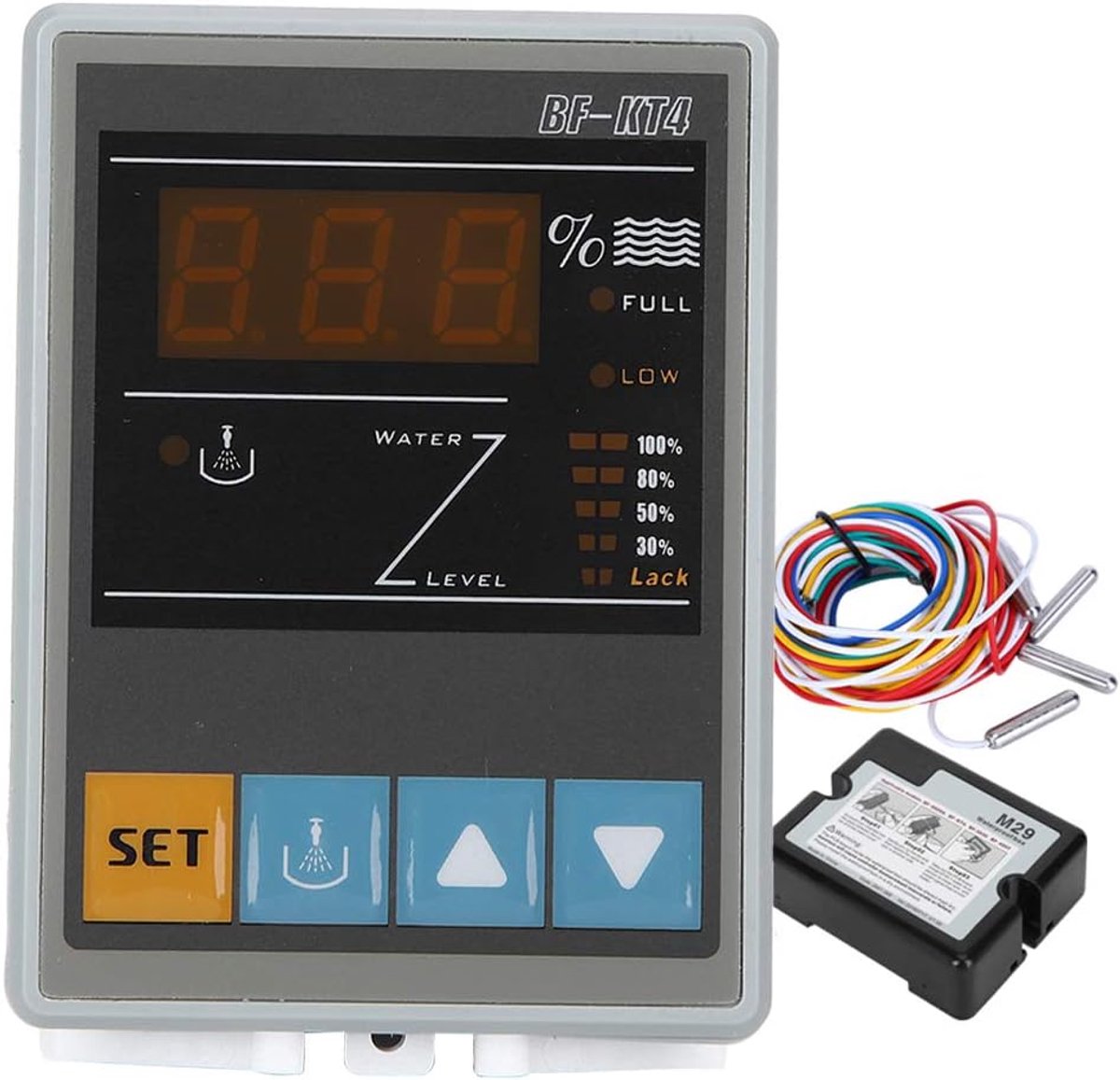 SnelShoppen - Liquid Level Sensor Switch, Vloeistofniveau Schakelaar met Visuele Weergave, Elektronische Component voor Waterniveau Controle, Handmati
