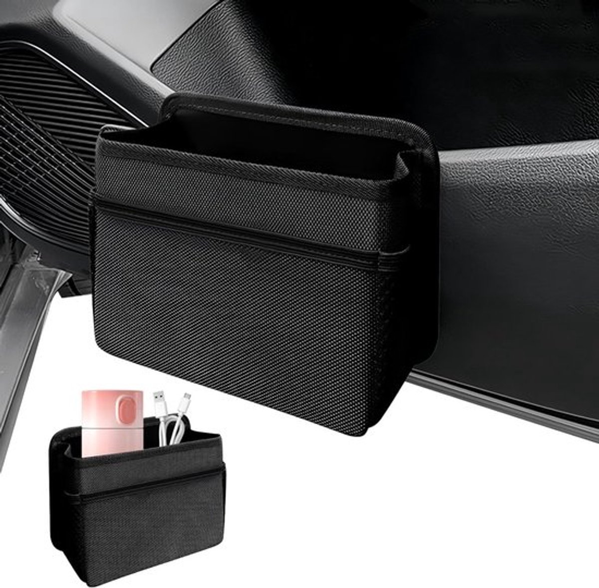 Multifunctionele Opbergdoos voor Auto Deur, Waterdichte en Lekvrije Afvalbak, Ideaal voor Auto's, SUV's en Trucks