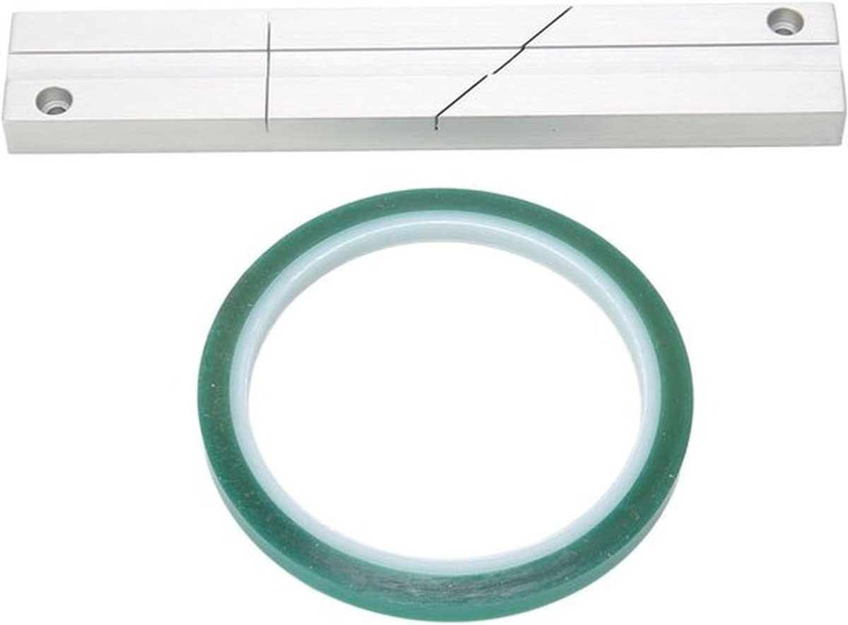 1/4 Tape Connection Block voor Reel to Reel, Audio Aansluitset met Verbindingstape en Blok voor Revoxsonido, 10 Inch Formaat, Ideaal voor Audioliefhebbers