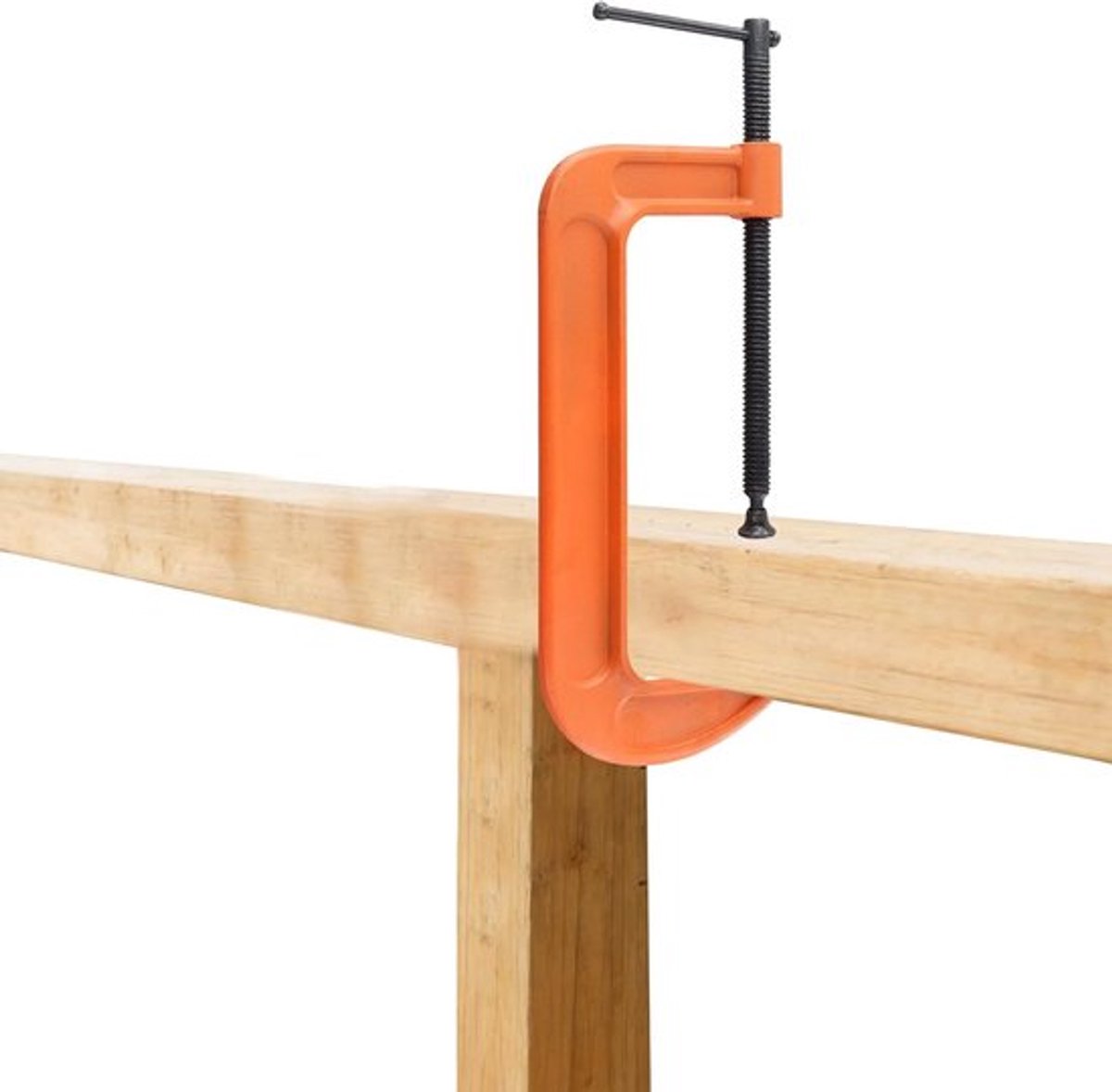 Grote C-klem van 10 inch met een opening van 265 mm voor houtbewerking, lassen en constructie, gemaakt van vervormbaar gietijzer