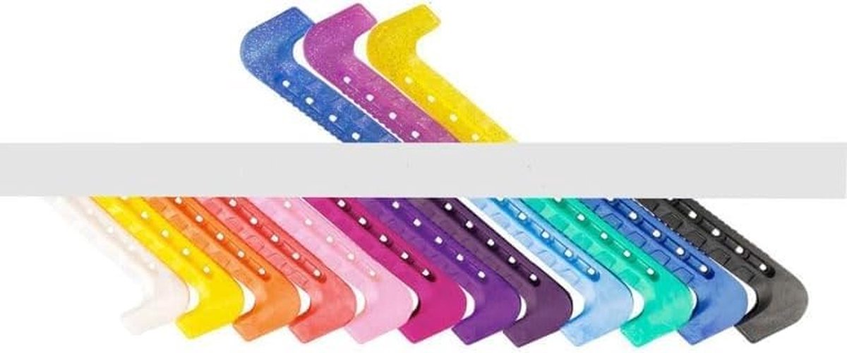 Schaatsbeschermers - Verstelbare ijzerbeschermers - Schaatsen Beschermen - Uittrekbaar Ontwerp - Verstelbaar - Wit