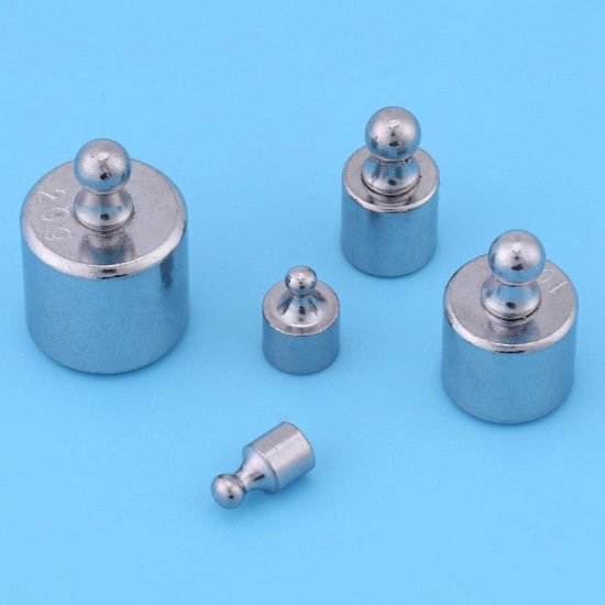 JHUBERS - Kalibratiegewicht Set - 1g 2g 5g 10g 20g - Precisie en Nauwkeurigheid - Geschikt voor Digitale Schaal - Gewichten Set - Voor Wetenschappe... van Jhubers — afbeelding 2