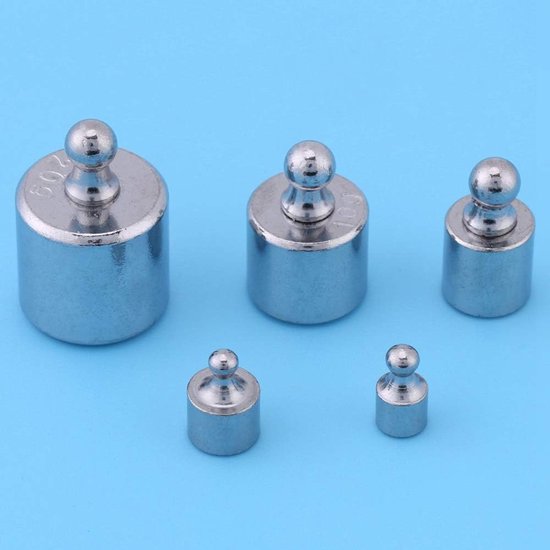 JHUBERS - Kalibratiegewicht Set - 1g 2g 5g 10g 20g - Precisie en Nauwkeurigheid - Geschikt voor Digitale Schaal - Gewichten Set - Voor Wetenschappe... van Jhubers — afbeelding 3
