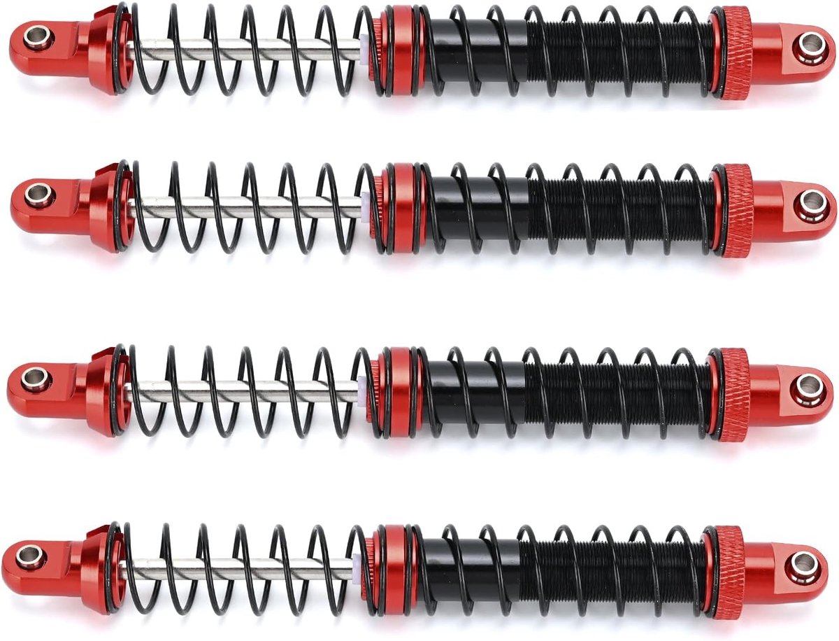 Schokdempers 120mm - Tweetraps schokdempers - Voor SCX10, TRX-4, D90 - Eenvoudige installatie - ShopVlot