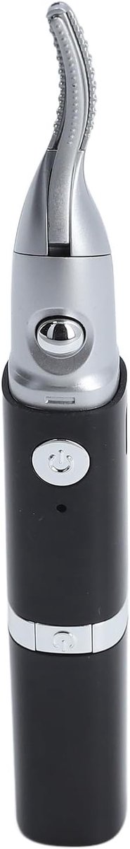 SnelShoppen - Elektrische Verwarmde Wimperkruller, 2-in-1 Wimperkruller en Tondeuse, USB Oplaadbaar, Snelle Verwarming, Compacte Mini Kruller met LED