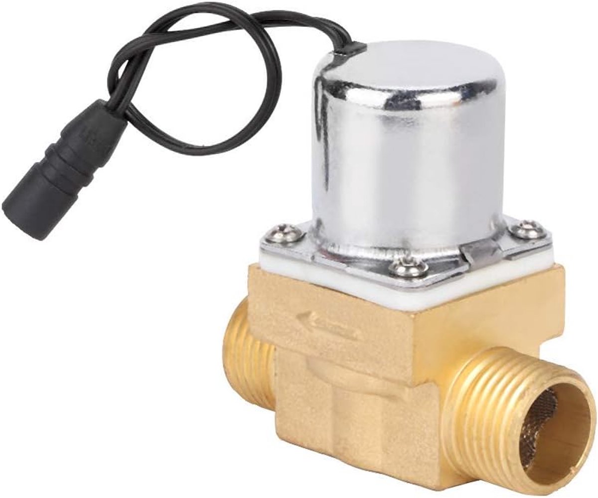 SnelShoppen - Urinoir Sensor 6V Solenoïde Ventiel Onderhoud Accessoire - Messing Koper Ventiel voor Badkamer - Water In en Uit - Duurzaam en Betrouwba