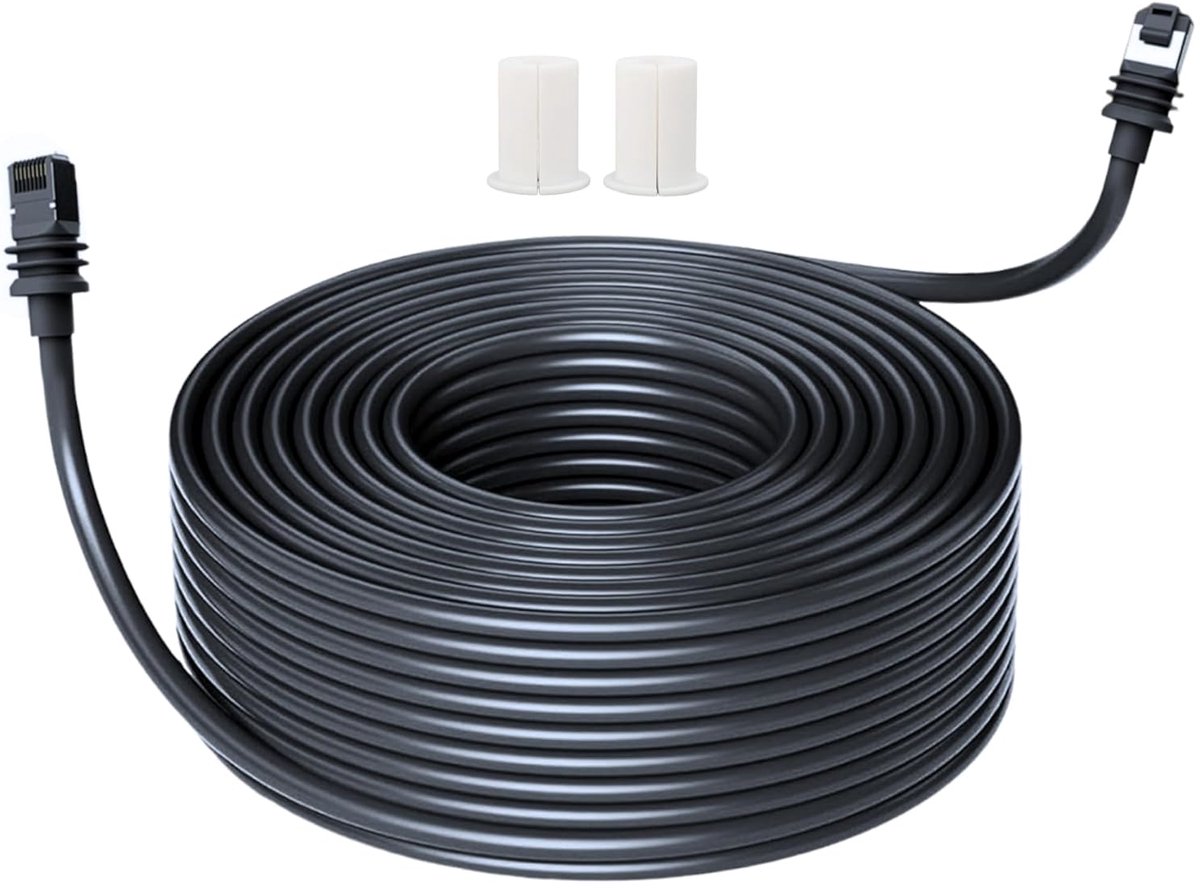 SnelShoppen - Professionele IP68 Waterdichte Vervangkabel voor Rectangulaire Satelliet Gen 3, Hoogwaardige 1200 Mbit/s Snelheid, Betrouwbare Signaalbe