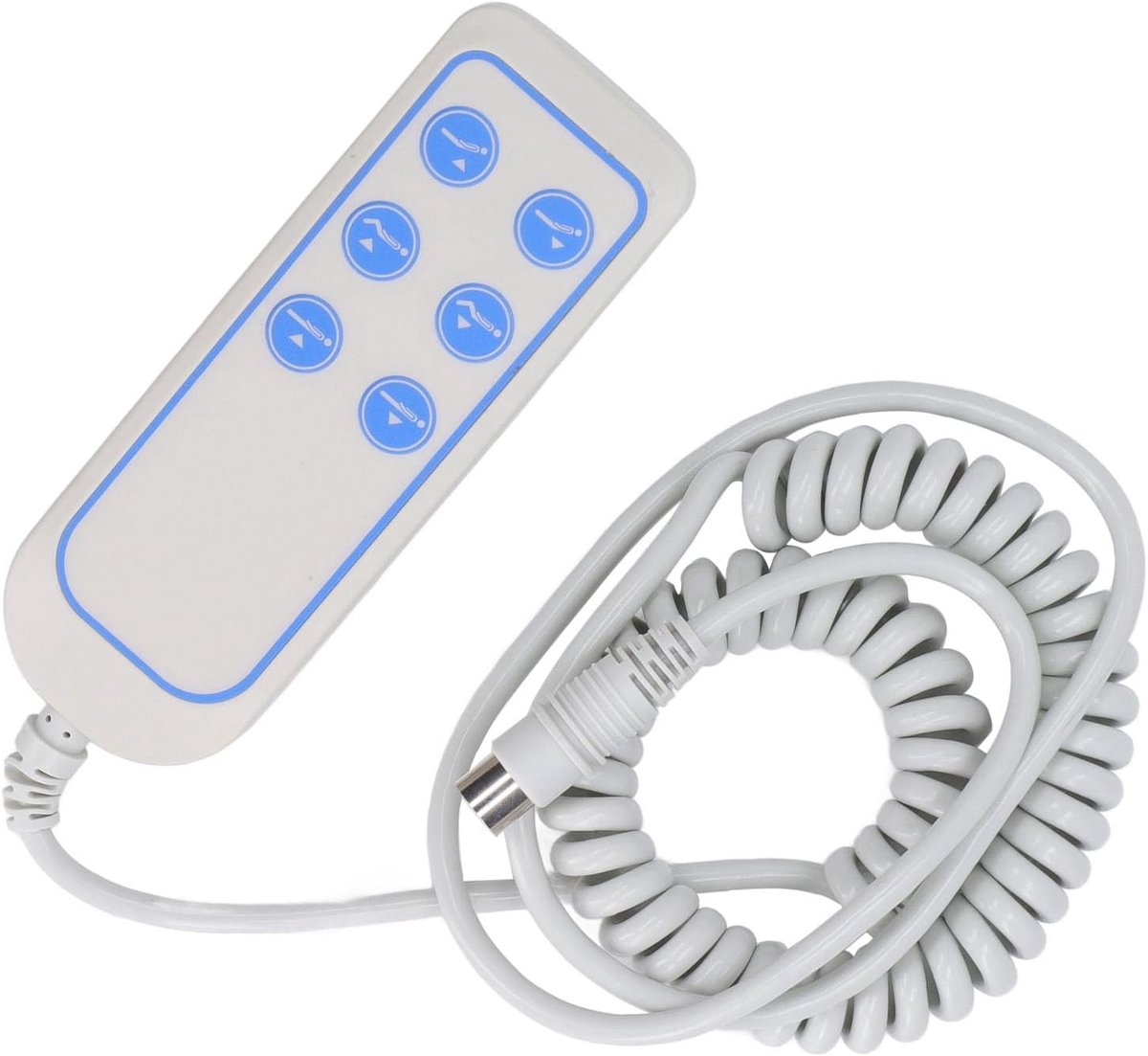 SnelShoppen - Handbediening Liftbed Controller met 6 Knoppen - PVC 8-Pins Regulator voor Liftstoelen - IP66 Waterdicht en Duurzaam - Eenvoudig in Gebr