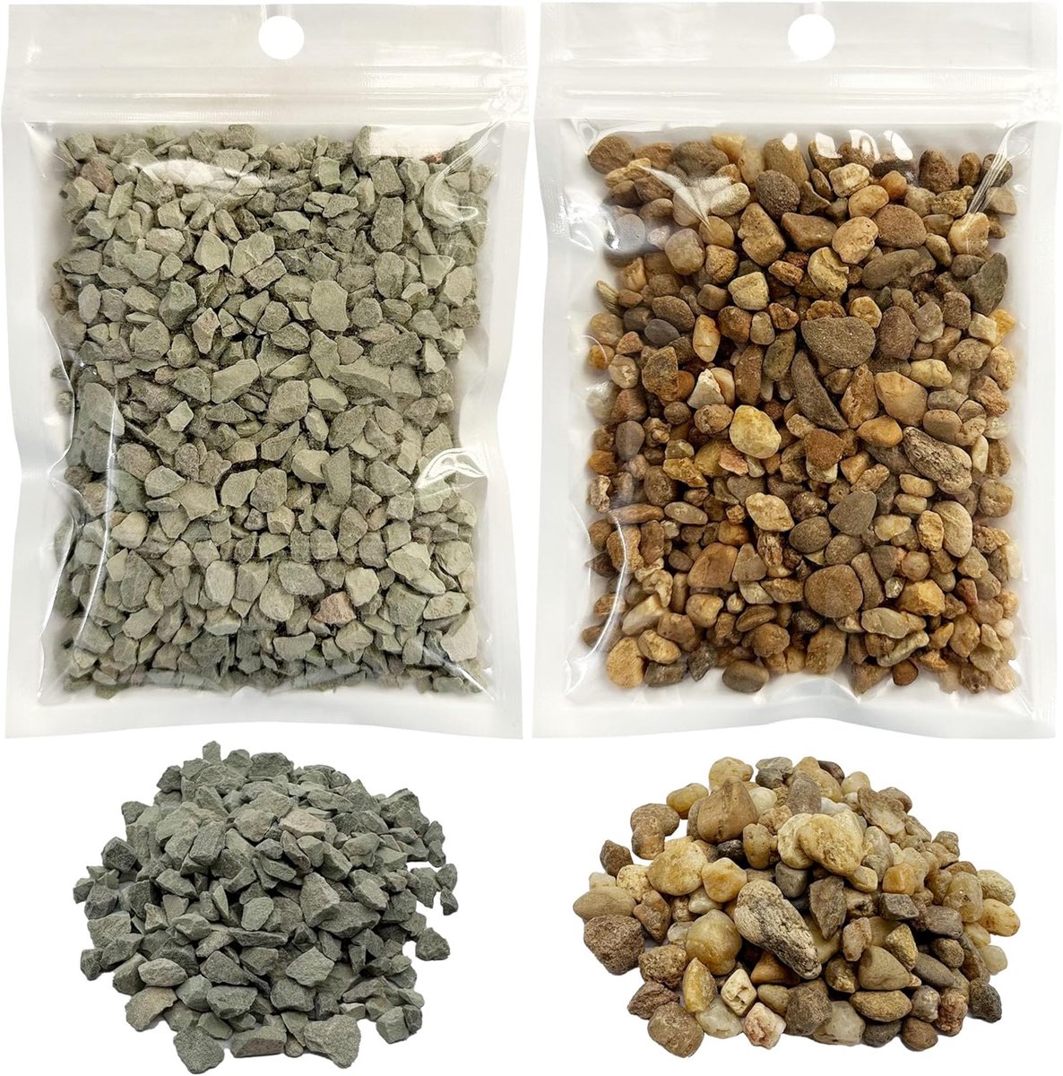 SnelShoppen - Miniatuur Rock Basing Kit voor Terrain, Modelbouw, Diorama, Mixed Kleur en Grijs, 240 g, 3-5 mm en 2-4 mm, Perfect voor Modelspoor en Sa