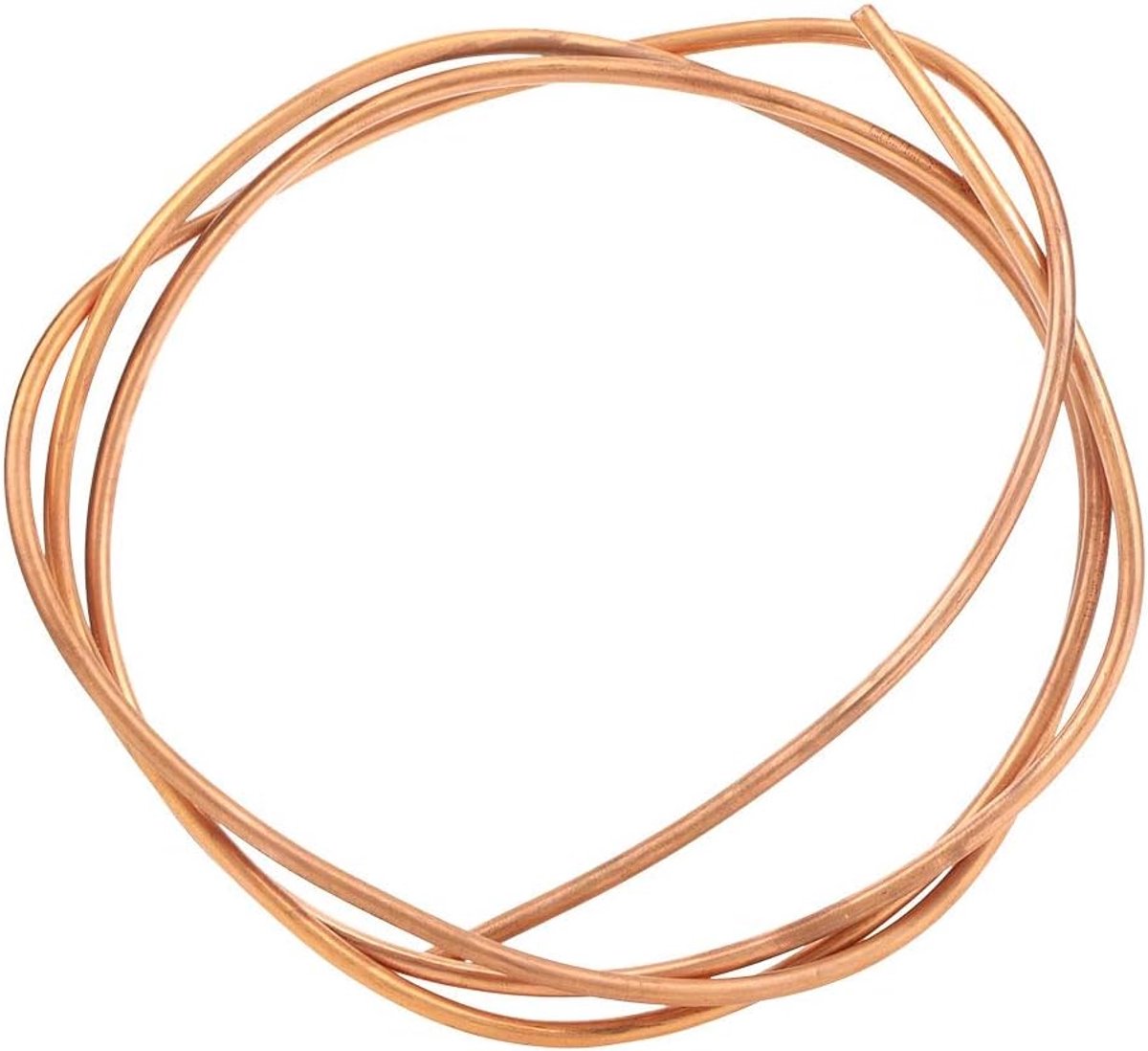 SnelShoppen - Soft Koper Buis Spiraal 6Mm OD 5Mm ID, Corrosiebestendig, Hoge Temperatuur Weerstand, 2M Lengte voor Koelkast, Vrieskast, Airconditioner