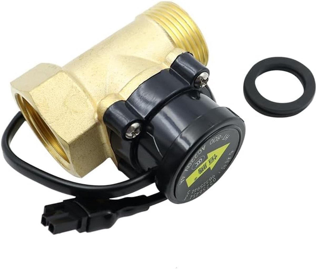 Namvo Water Flow Switch G1, Threaded Flow Sensor, Water Pump Control Switch, HT-800 G1 Thread 220V, Water Pump Flow - ShopVlot