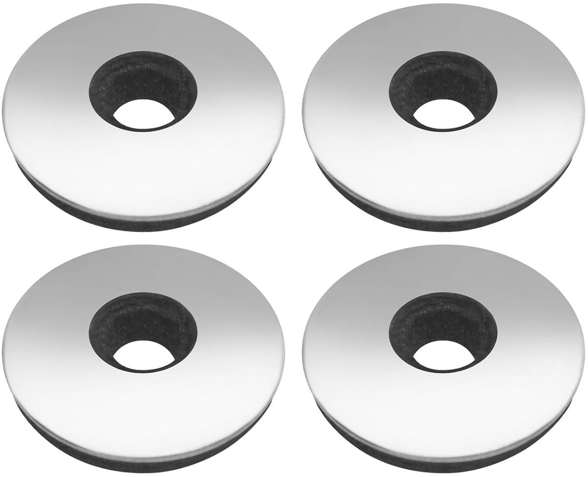 SnelShoppen - 100pcs Sealing Ringen 304 RVS Neopreen EPDM Gecoate Afdichtingen voor Zelfborende Schroeven, 12mm Buitenmaat, 4.2mm Binnenmaat, 2.5mm Di