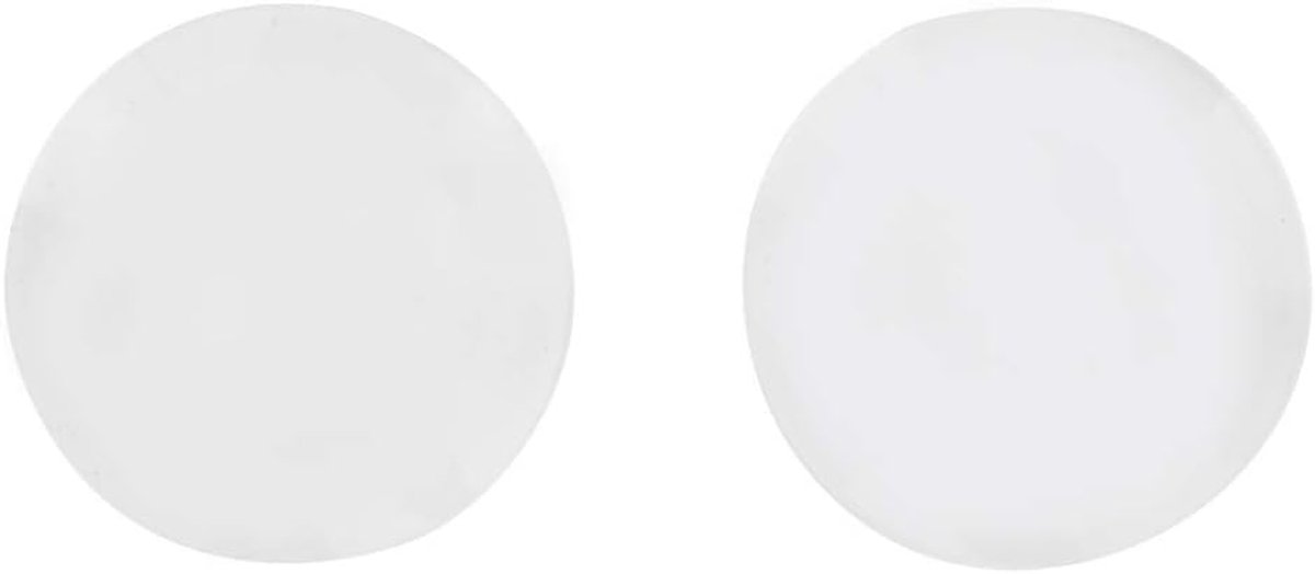 SnelShoppen - 2 Stuks 50mm Diameter Acryl Vergrootglas Vervanging, Standaard Vergrootkracht, Eenvoudig Te Installeren voor Ouderen, Krantenlezen