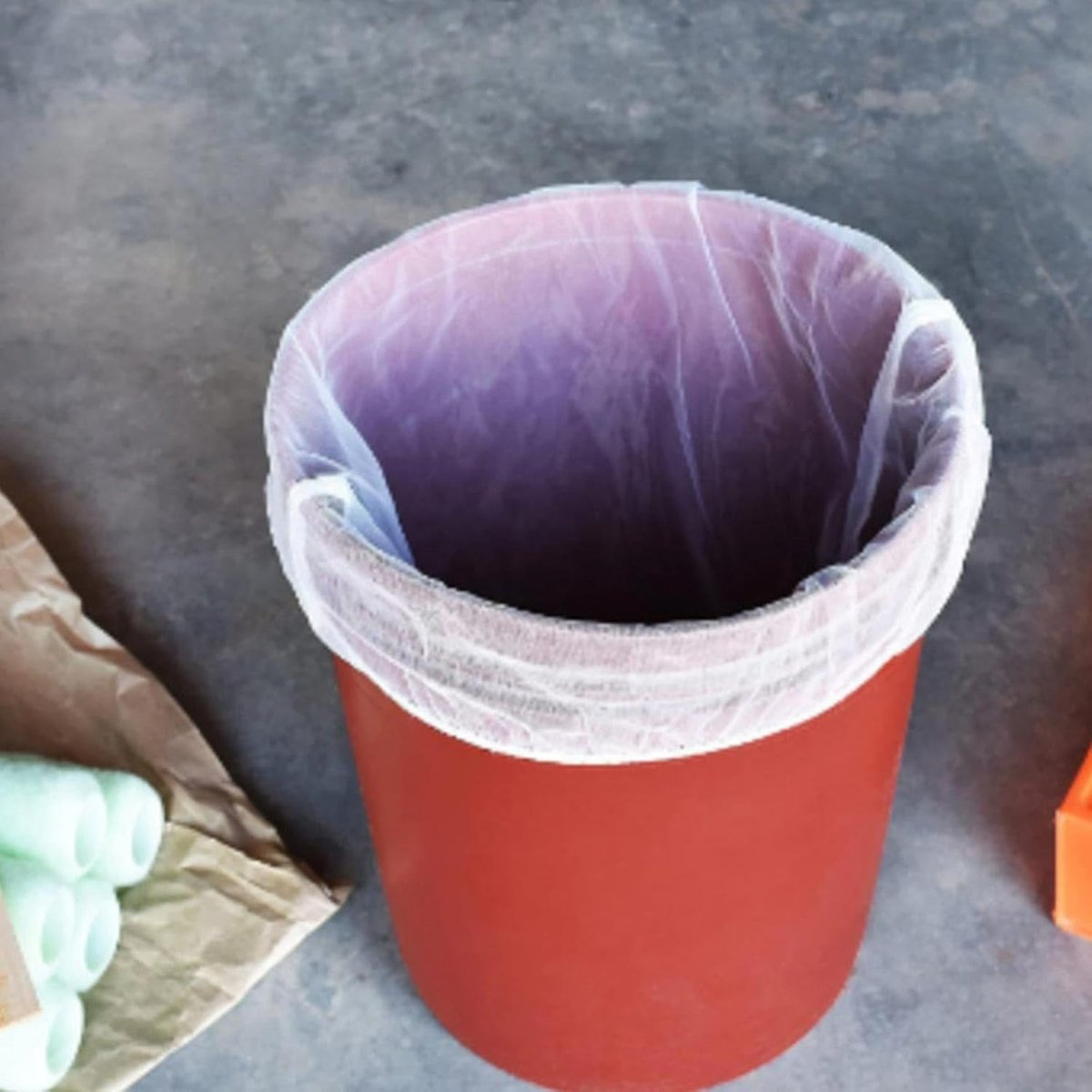 SnelShoppen - Filterzak 5 gallon, 5 stuks, fijne filters, witte kleur, elastisch openingsontwerp, geschikt voor verf en coatings