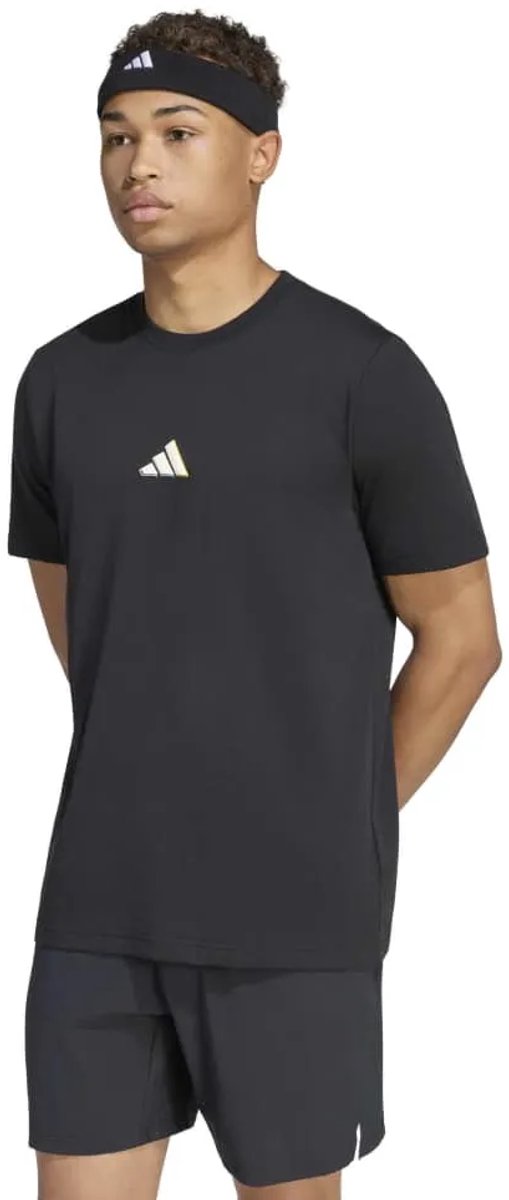 Adidas Us T T-shirt Met Korte Mouwen Man Zwart