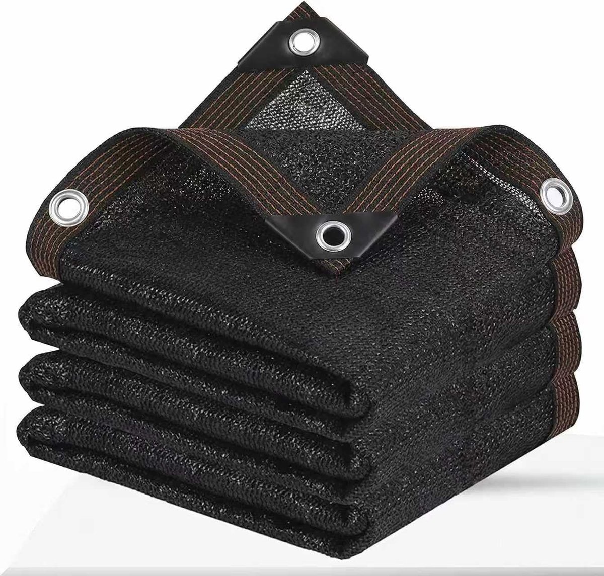 SnelShoppen - Zonnenscherm met Ringen 2x1m - Waterdoorlatend Ademend Schaduwdoek - 70% UV Bestendig & Windbestendig Zonnenscherm voor Patio, Tuin, Per