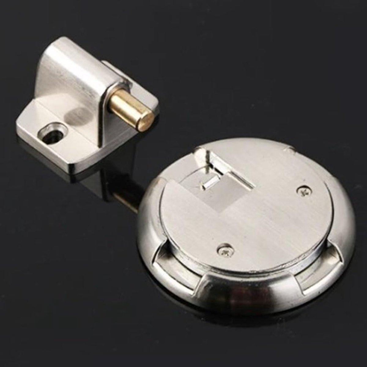 Mechanische Deurstopper - Deurklem Deurstabilisator - Dichtklappen Voorkomen - Verstelbare Hoogte - 10 mm tot 20 mm - Zilver