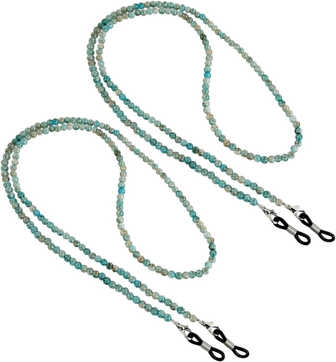 Solidchoice - Set van 2 Elegante Brillenkettingen met Parels