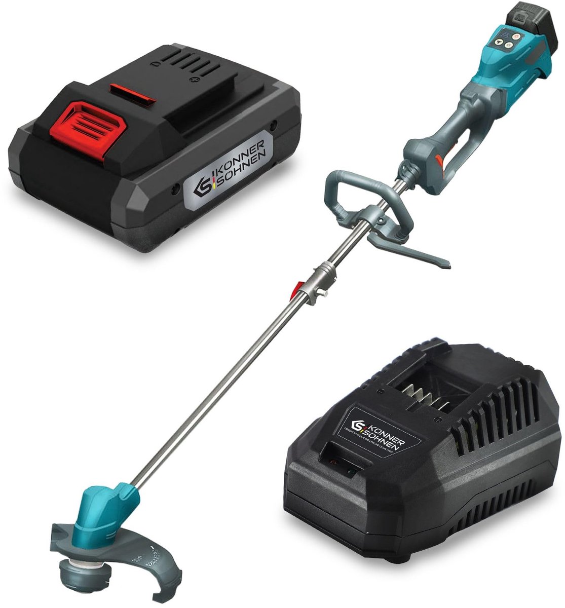 Solidchoice - Accu-Grastrimmer 20V met 3 Tanden Mes
