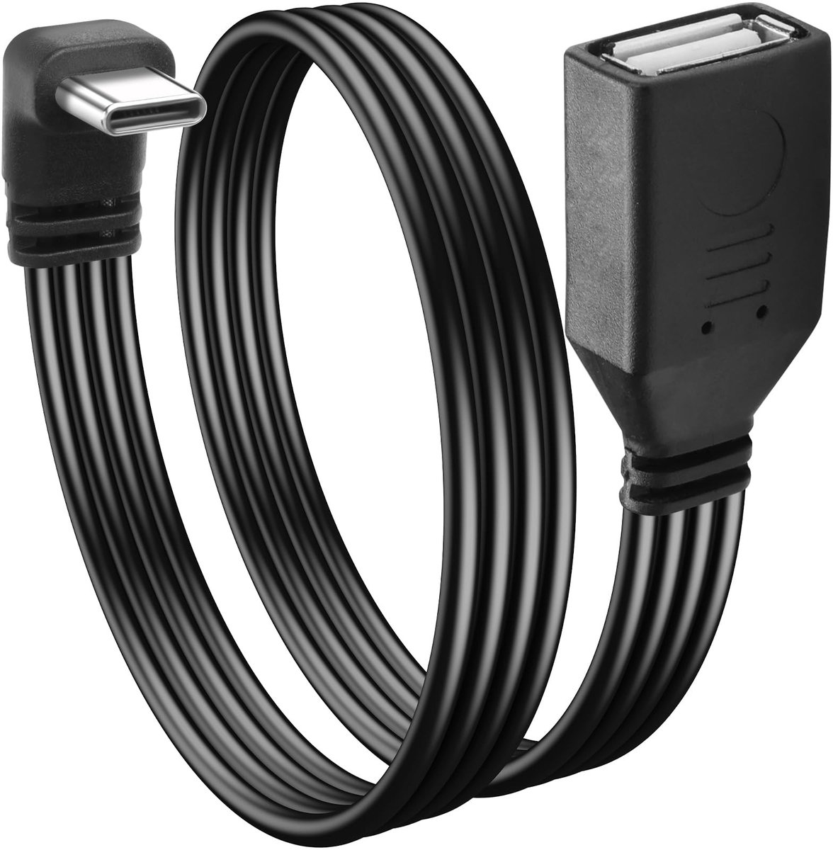 Solidchoice - USB C naar USB A Adapter Kabel met 90 Graden Hoek
