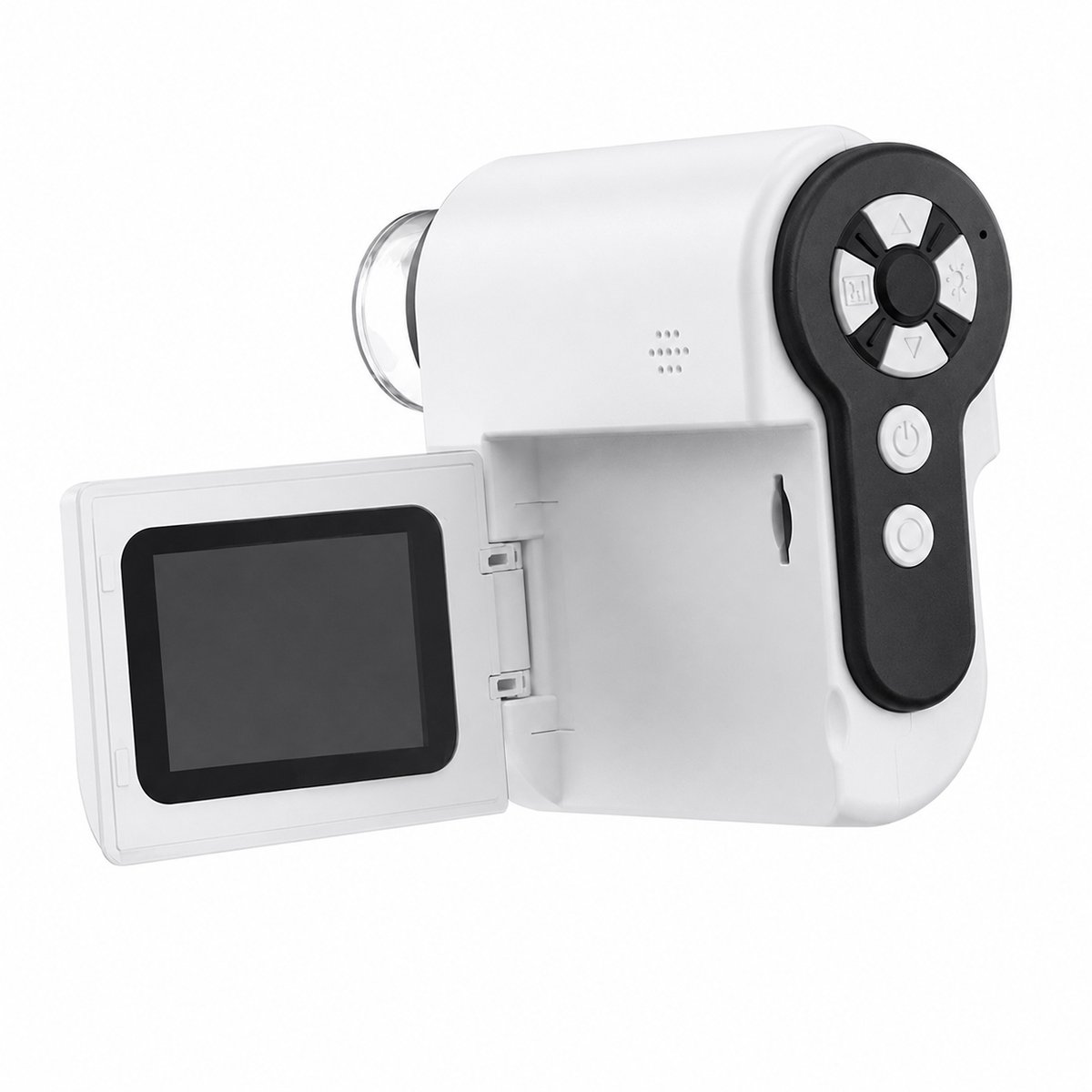 Bobypet - Digitale Microscoop voor Kinderen - Draagbare Zakmicroscoop met 2.0 Inch LCD Scherm - Handmicroscoop Camera 1000x - Inclusief 32GB SD Kaart & 6 Preparaatglaasjes - Educatief Speelgoed Cadeau 4-12 Jaar - Wit