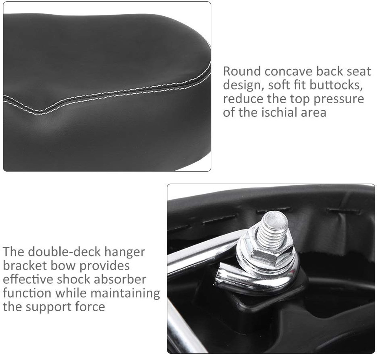 Solidchoice - Ergonomisch Fietszadel voor Mountain en Racefietsen