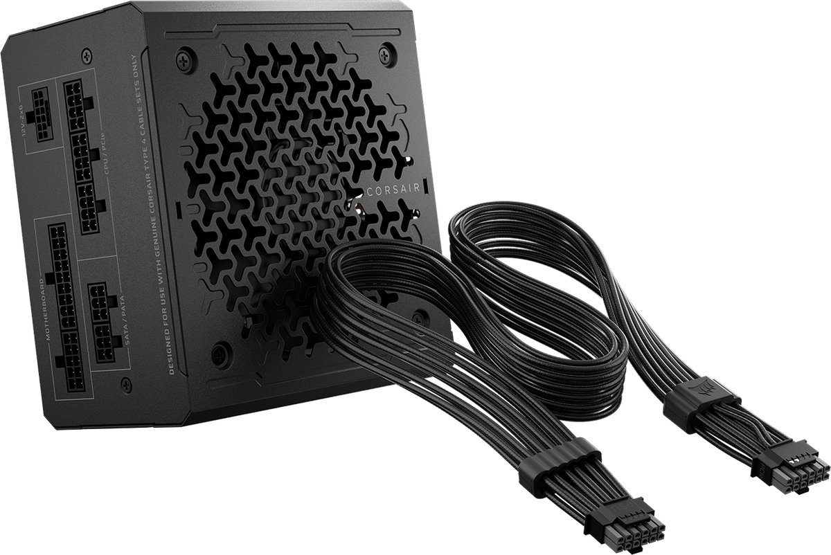 Corsair RM Series RM850e - 3rd Gen - Interne Voeding - 850 Watt - 24-pin - ATX - Zwart