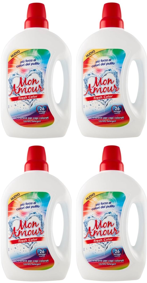 Solidchoice - Vloeibaar Wasmiddel voor Gekleurde Kleding, 4 x 1,56L