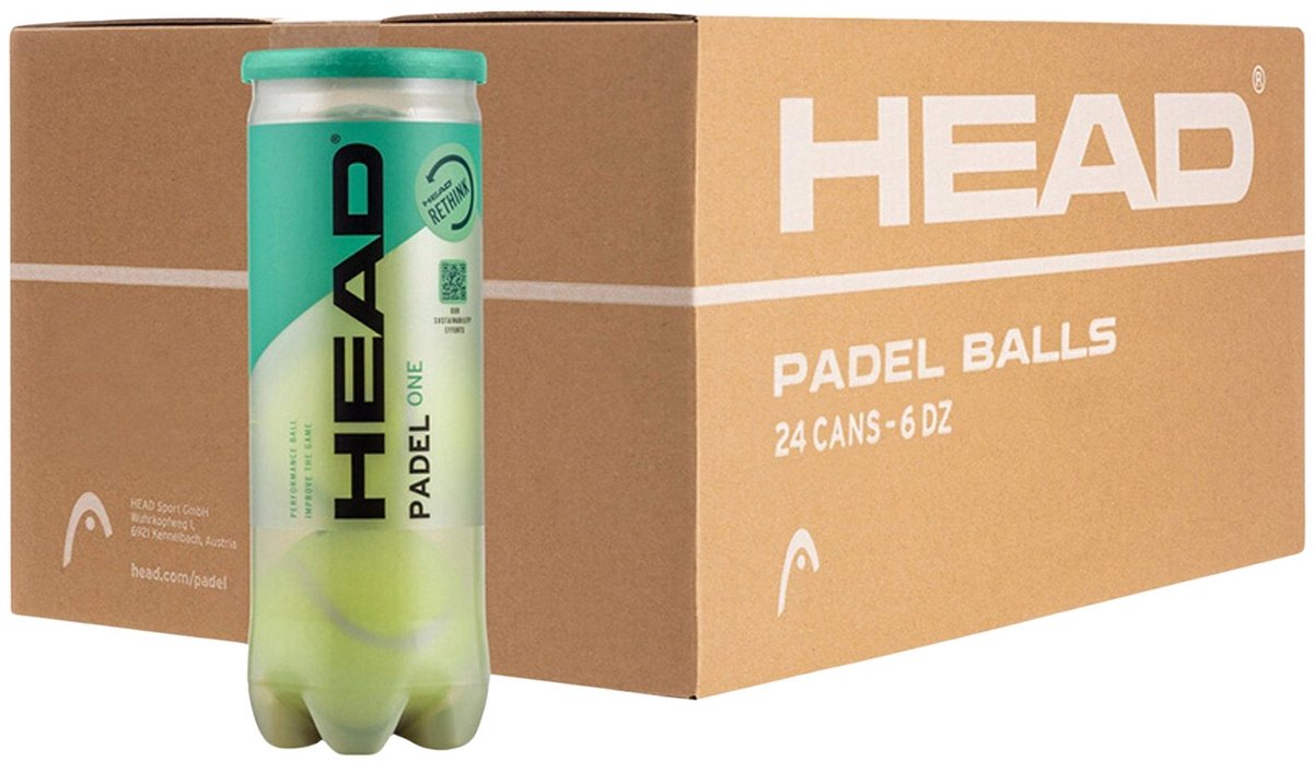 Head One Padelballen Geel