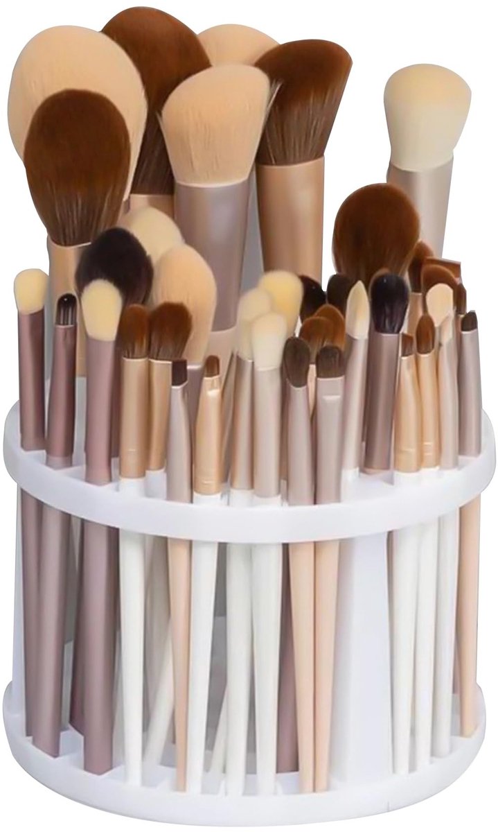 Solidchoice - Penseelorganizer met 49 Vakken voor Cosmetica en Kunst