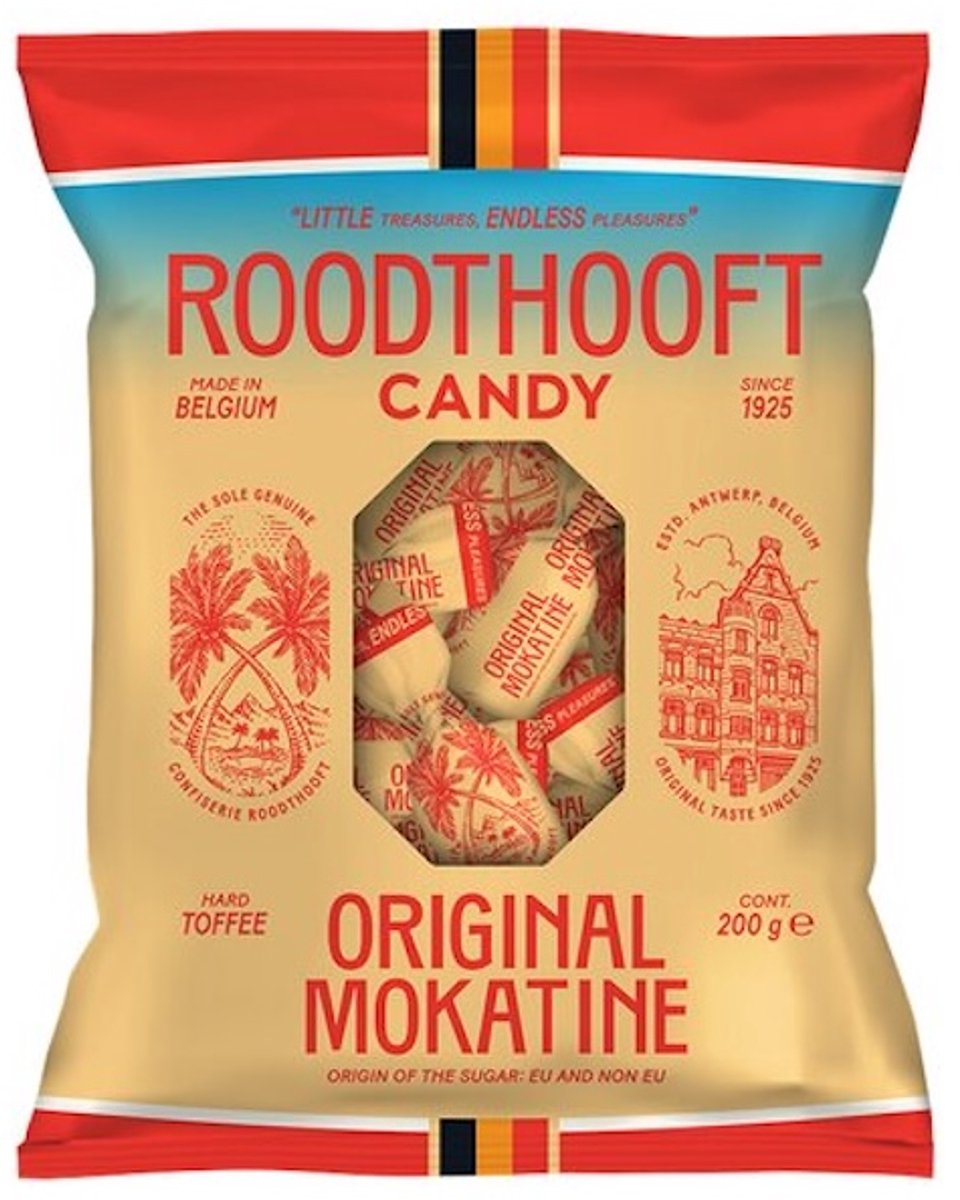 Mokatine koffiebonbons Confiserie Roodthooft - ZAK 1kg