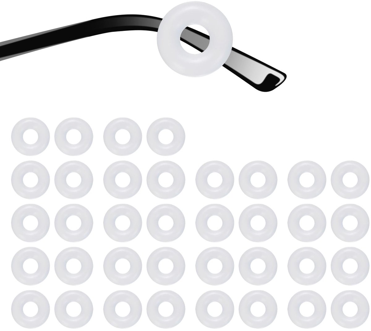 Solidchoice - Silicone Oorclips voor Zonnebrillen, 18 Paar