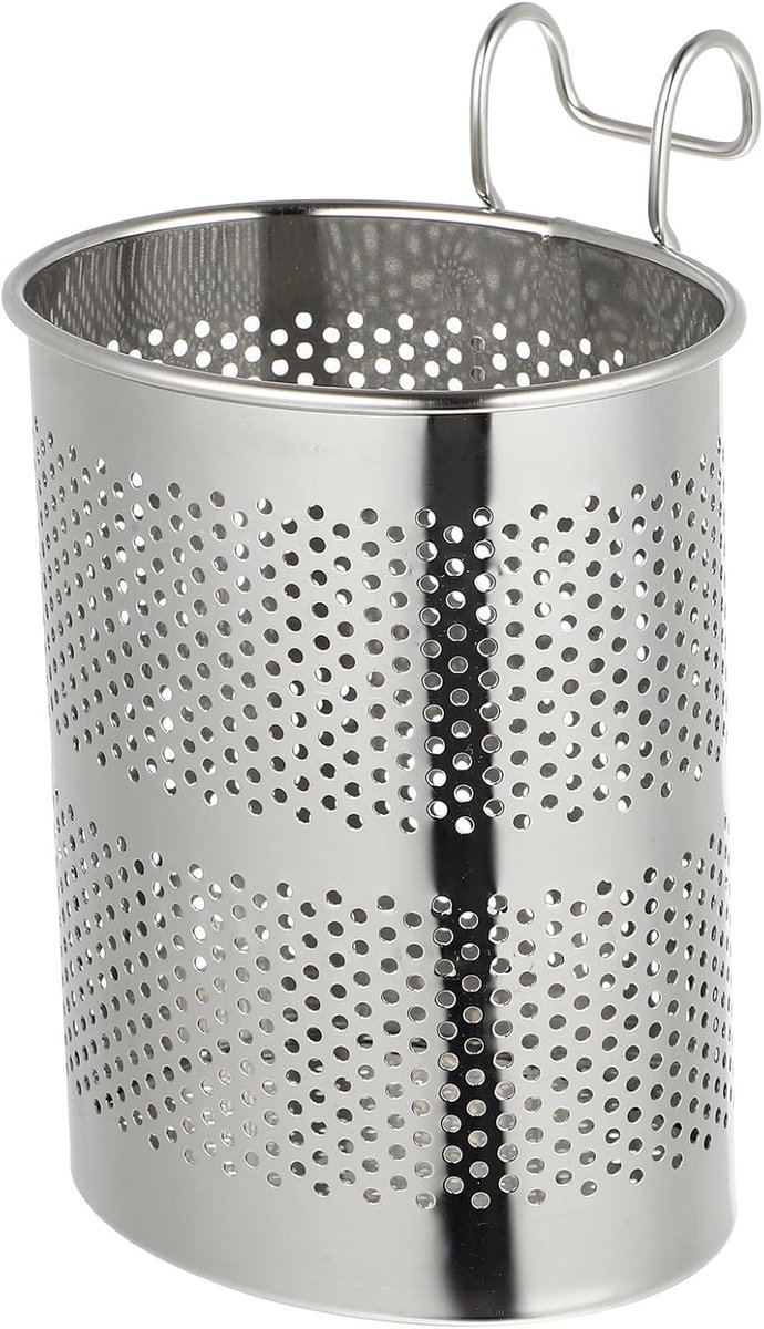 Afdruiprek - Afwasrek - Bestekbak - 1 stuk - afdruiprek flessen - eetstokjes houder - afdruprek - bestekzakjes - Droogrek voor Afwas - Zilver - 10.5*7.8*13cm
