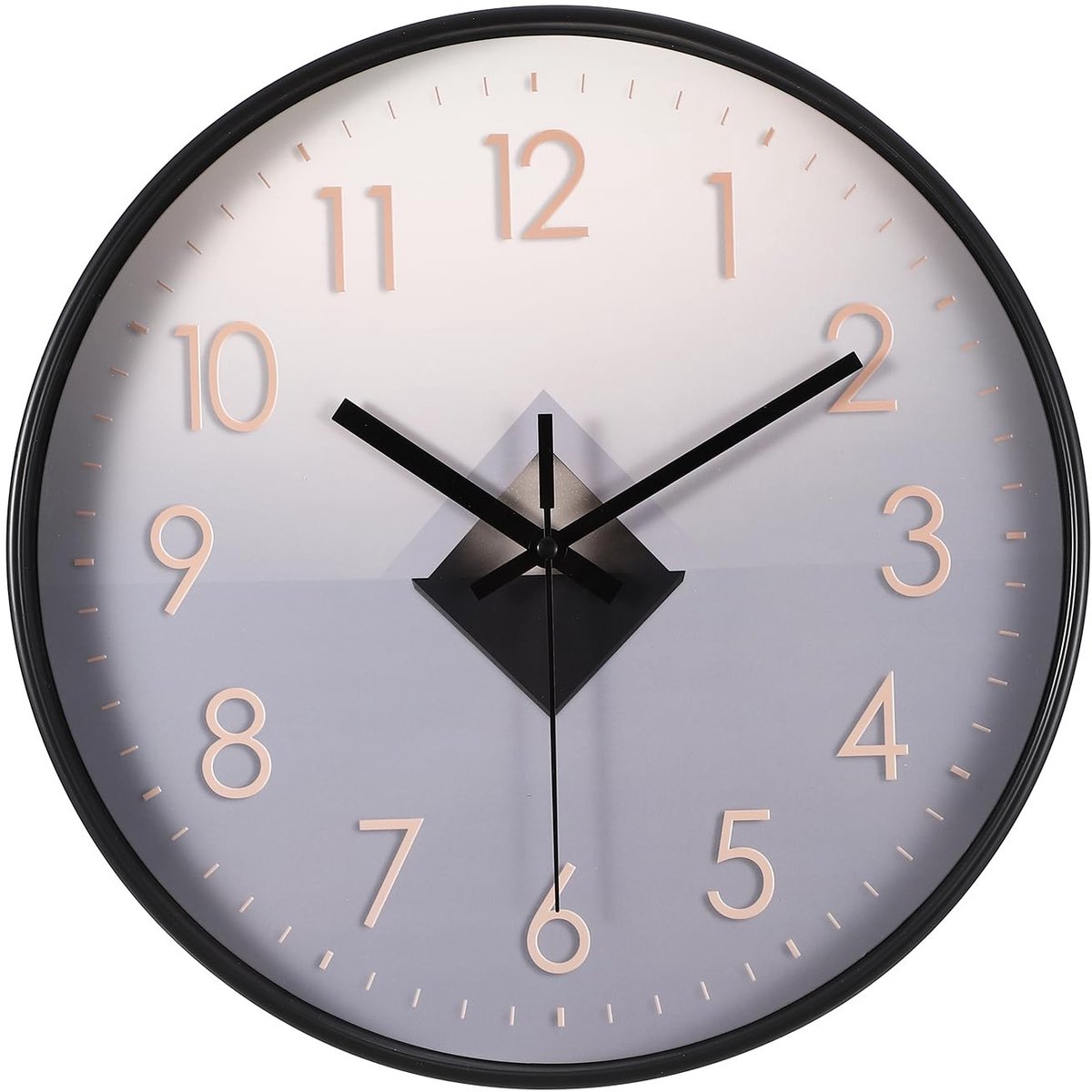 Solidchoice - Moderne Wandklok - Stille Niet-Tikkende Klok met Vegen Mechanisme - 30,5 cm