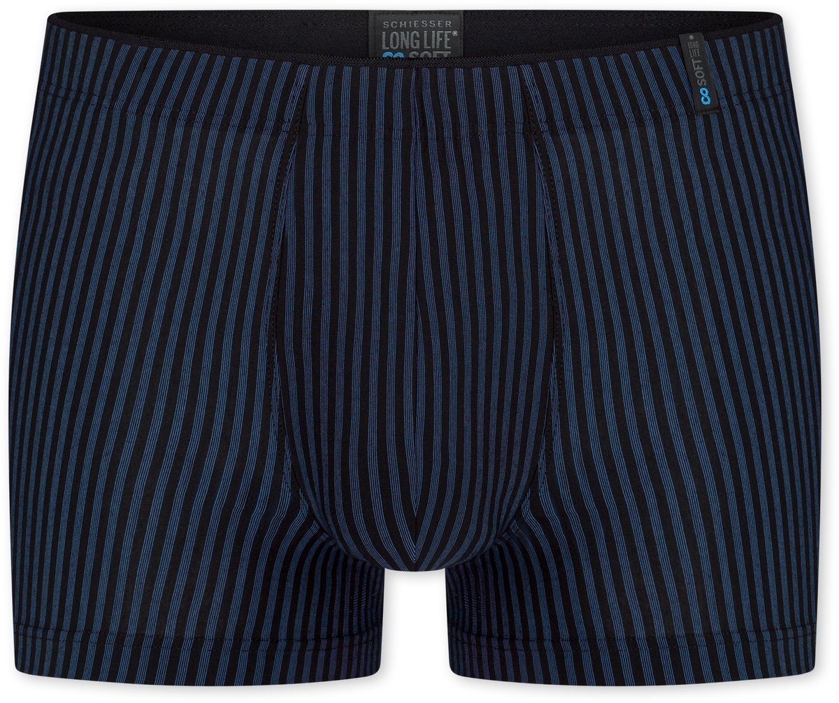 Schiesser Hip-Shorts Long Life Soft - Heren Onderbroek donkerblauw