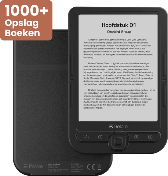 Relore E-reader 6 Inch Touchscreen