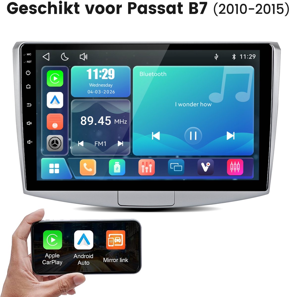 Cestovet Autoradio - Geschikt Voor VW Passat B6 B7 CC Magotan 2010-2015 - LINUX SYSTEM - 10,1-inch Touchscreen