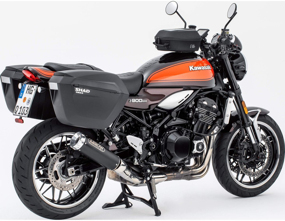 Solidchoice - Motorfiets Zijkoffer SH23, Zwart, Normaal