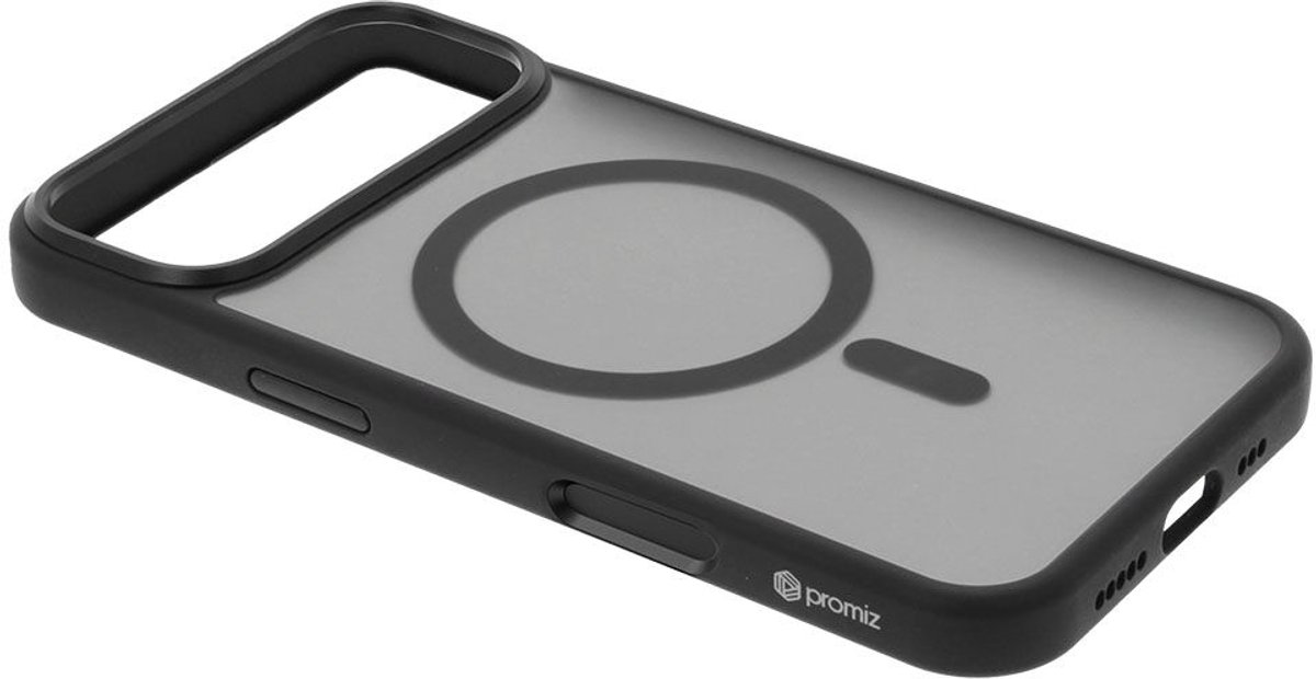 Soft Grip Case - Black, Promiz, for iPhone 17 Pro Max