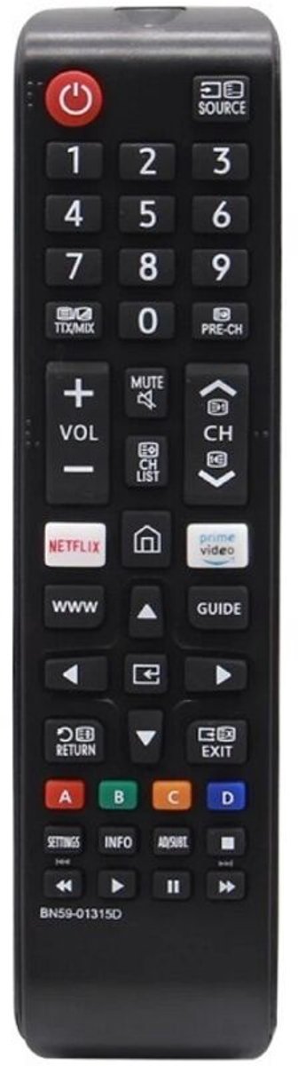 BN59-01315D Afstandsbediening voor geschikt voor Samsung Smart TV's