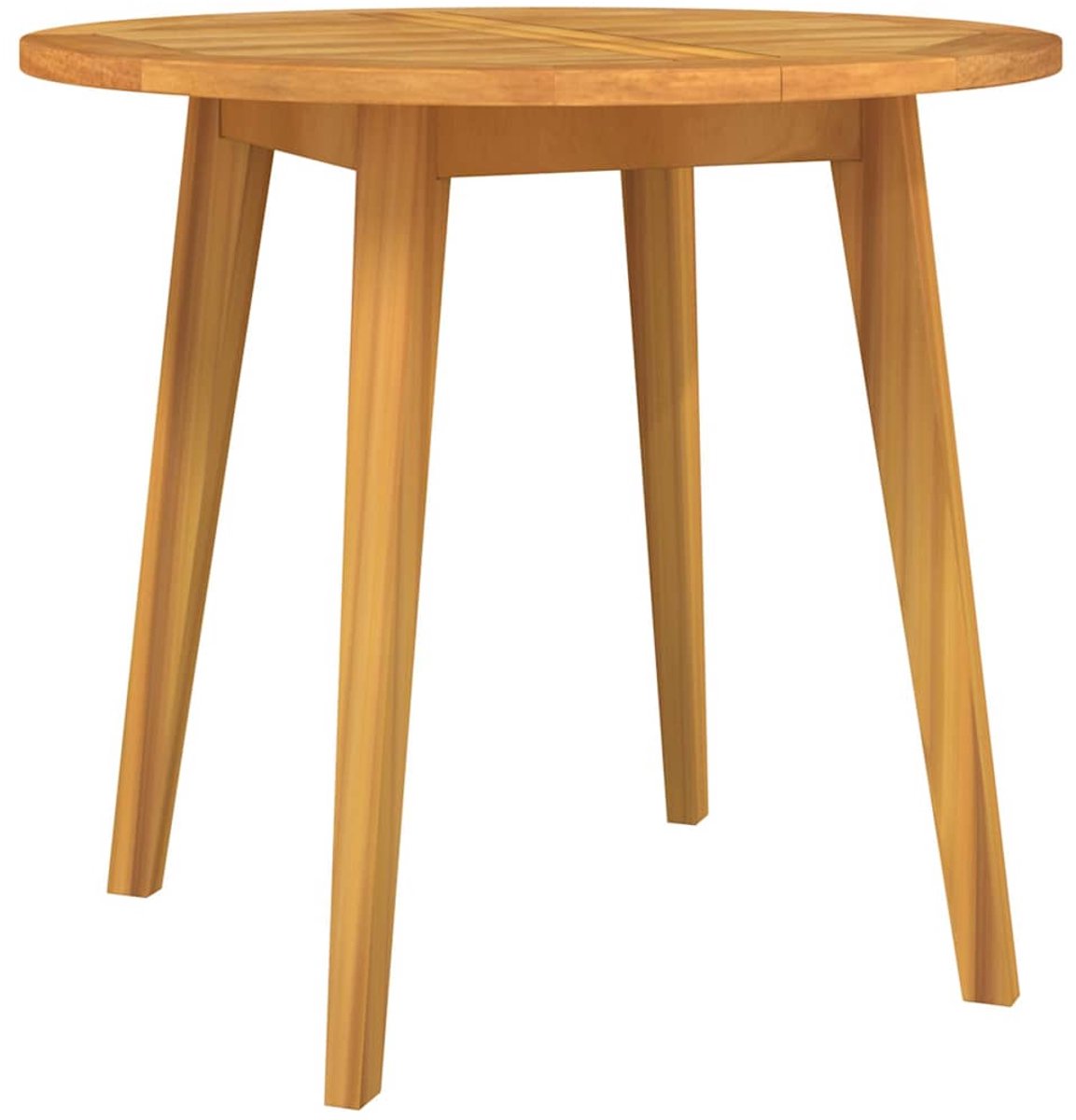 vidaXL Tuintafel Ø85x75 cm massief acaciahout