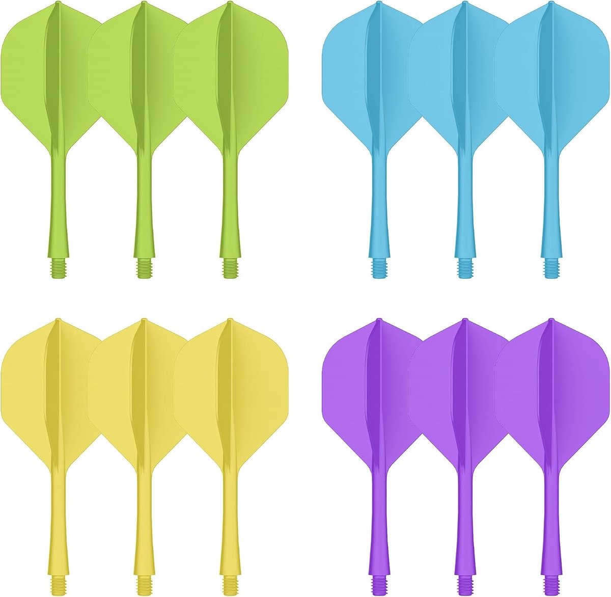 Dartpijlen Set - Multicolor - Standaard Formaat - Duurzaam Materiaal - Voor Dartsport Liefhebbers