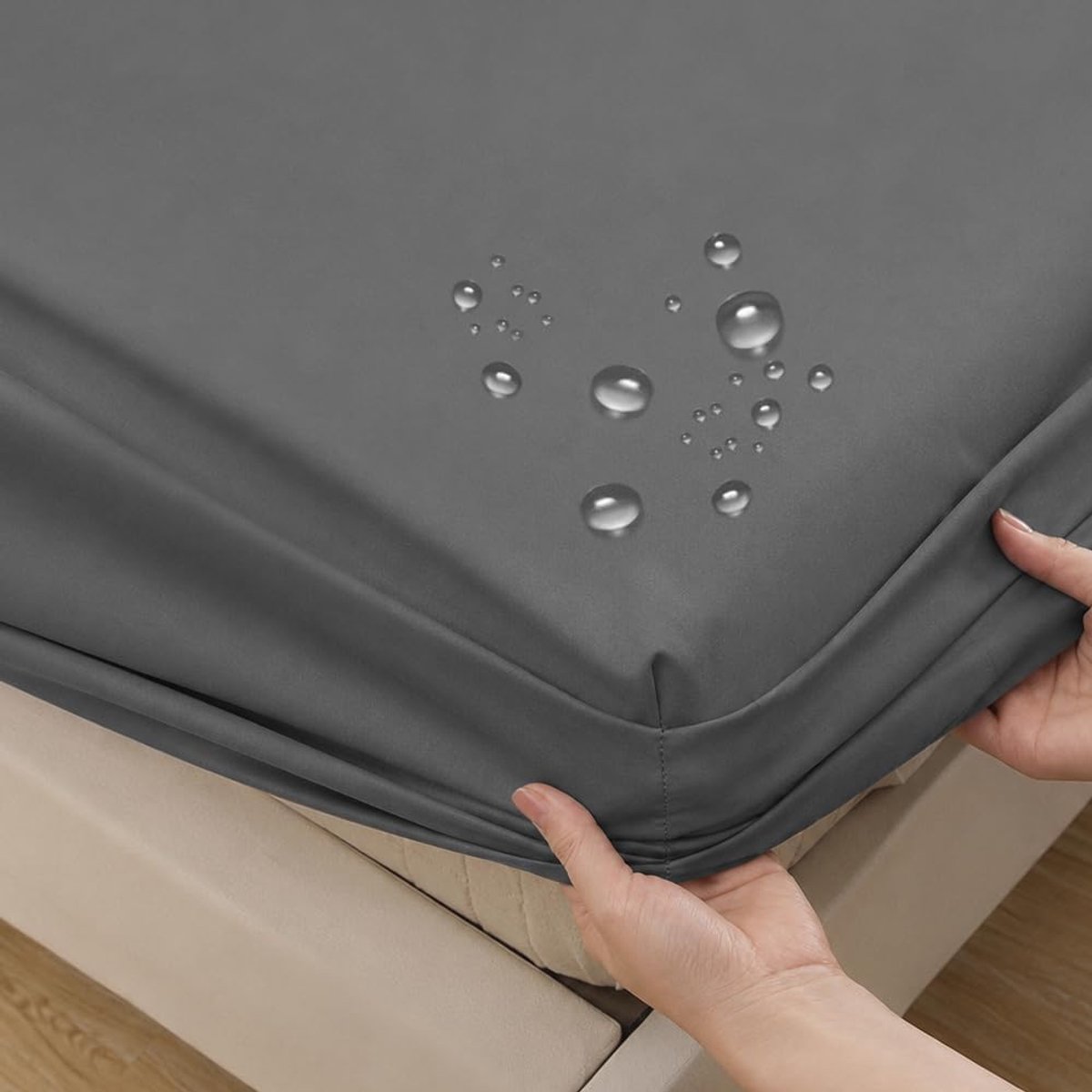 OFFCUP Matrasbeschermer 90 x 200 cm, Waterdicht Hoeslaken, Perfect passende matrashoes met ademend vermogen en - ShopVlot