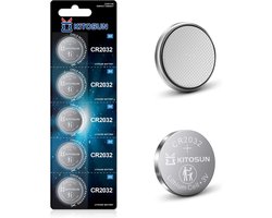 Kitosun CR2032 Batterijen 3V lithium Knoopcel - 3 volt CR 2032 Knoopcellen Munt Knop Batterijen voor Auto - ShopVlot