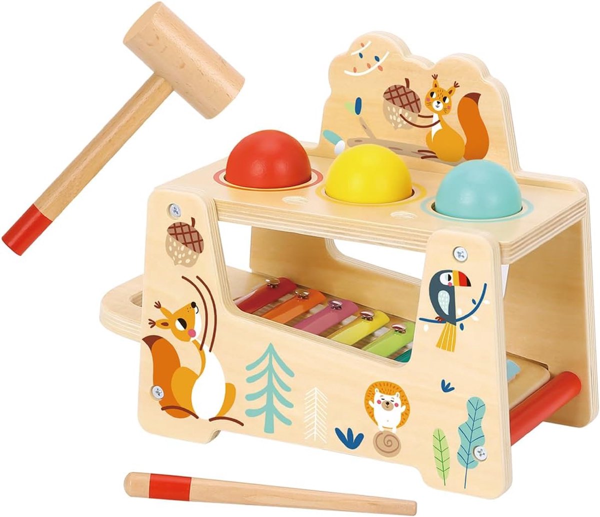 Music game Battipalla wooden toy for children - ShopVlot