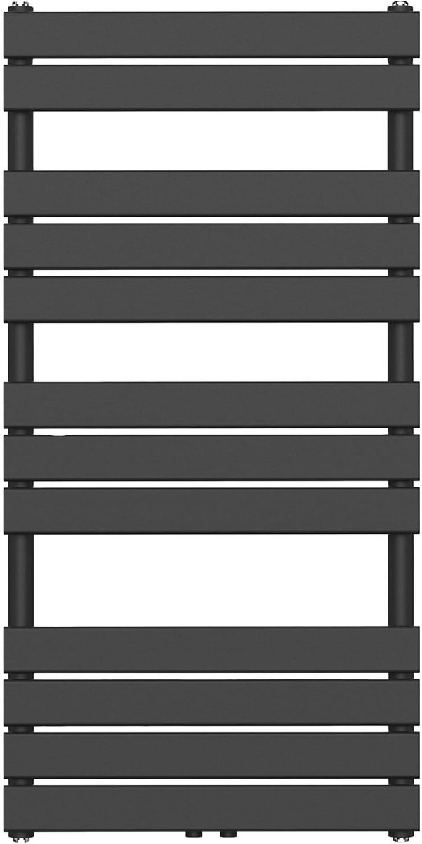 TOWEL RADIATOR MIDDLE CONNECTION BLACK 1200X600 - ShopVlot